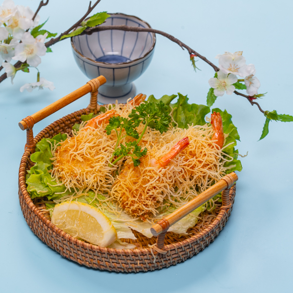 Crevettes tempura maison